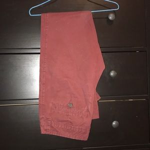 Red Aeropostale pants. Slim straight